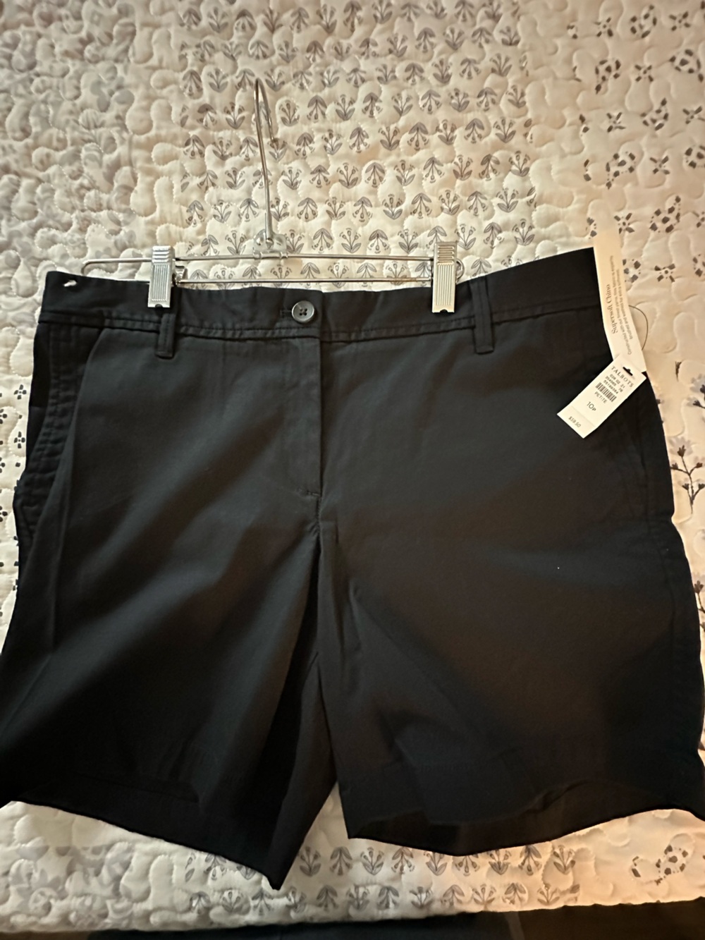 Talbots Women's Black Classic Chino Shorts